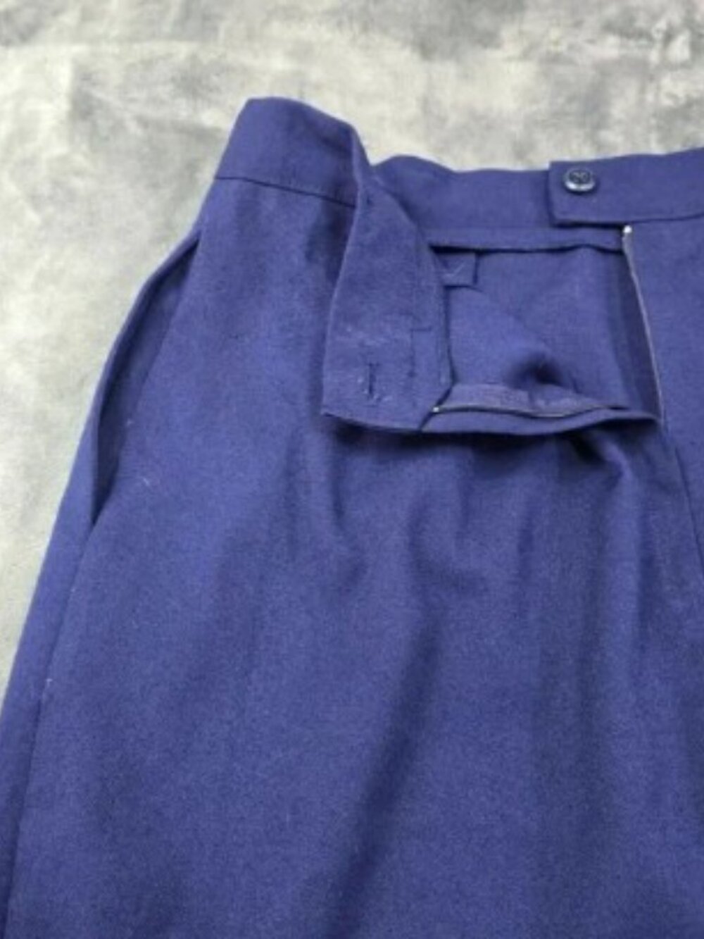 Vintage Worthington Navy Pencil Skirt Size 14 - Picture 9 of 12